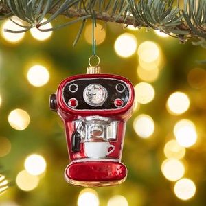 Sur la table espresso machine ornament